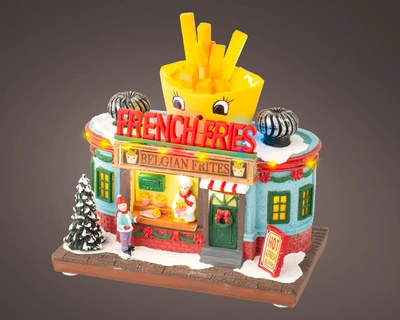 Lumineo Village Fries Shop Scene - Multi LED - image 2