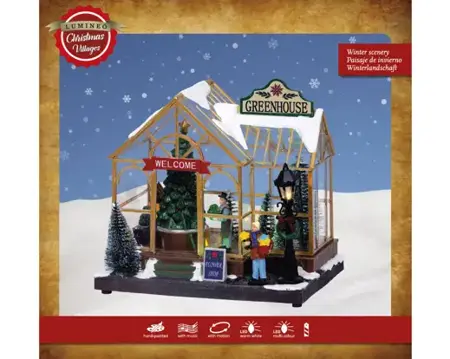 Lumineo Village Market Stalls Scene - Multi LED - image 2