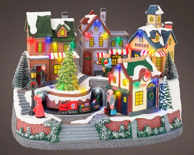 Lumineo Village Town Square scene - Multi LED - image 2