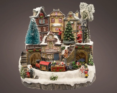 Lumineo Village Train Station Scene - Multi LED - image 2