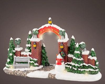 Lumineo Village Xmas Village Scene - Warm White LED - image 2