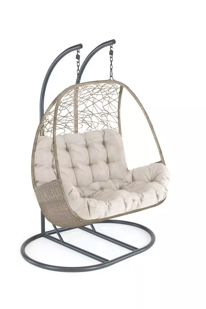 Kettler palma rattan single hanging cocoon chair with online cushion