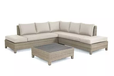 Palma Low Lounge Oyster with stone cushions - image 2