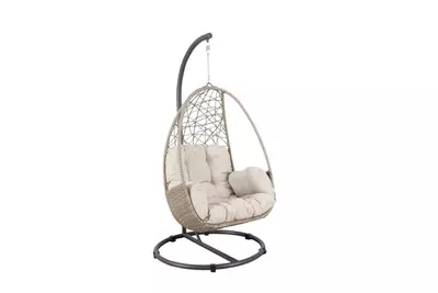 Palma Single Cocoon Oyster with stone cushion