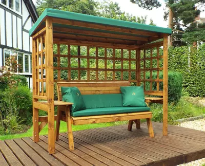 Wentworth Three Seater Arbour Green - image 4