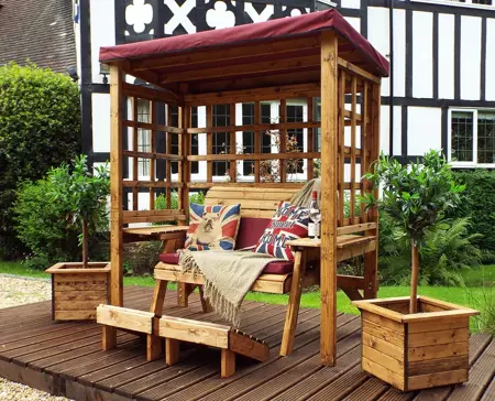 Wentworth Two Seater Arbour Burgandy - image 1