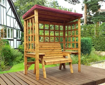 Wentworth Two Seater Arbour Burgandy - image 3