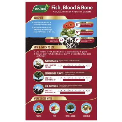 Westland Fish, Blood and Bone 10kg - image 3