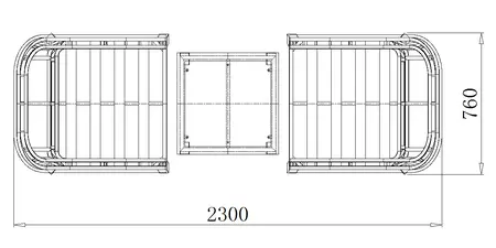 Wrottesley Bistro Set - Natural - image 2