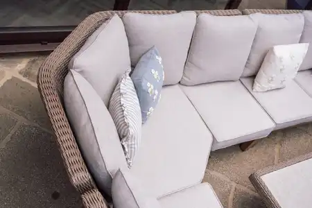 Wrottesley Cosy Corner Lounge Set + Armchair - Natural - image 4